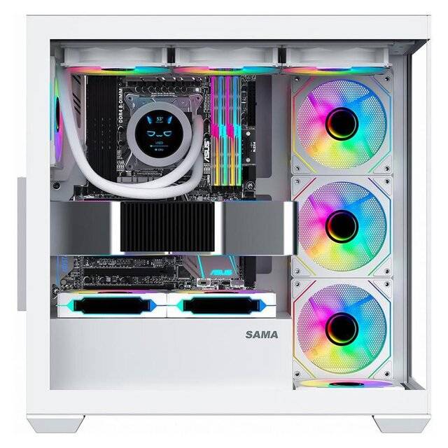 SAMA SV-01 Mid-Tower Gaming Case White
