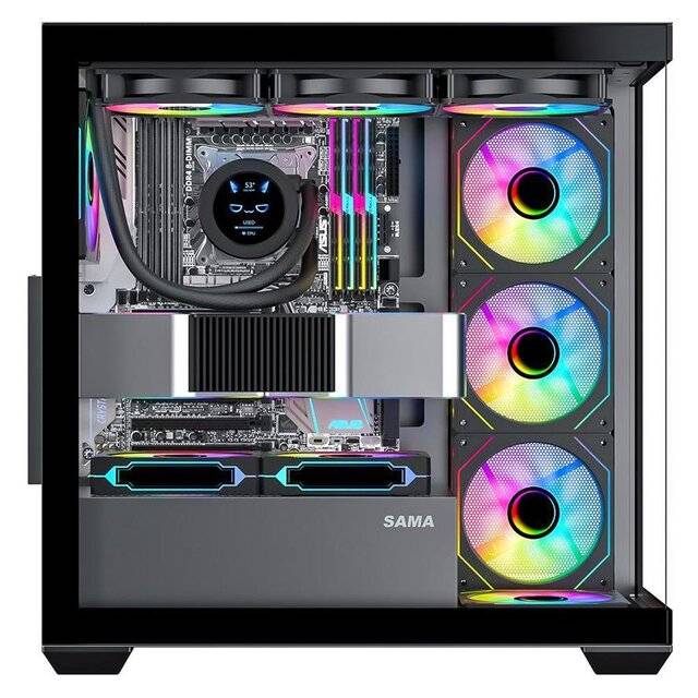 SAMA SV-01 Mid-Tower Gaming Case Black