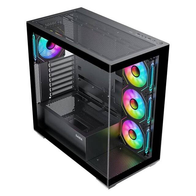 SAMA SV-01 Mid-Tower Gaming Case Black
