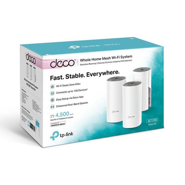 TP-Link Deco E4 AC1200 Mesh Wi-Fi 3-Pack